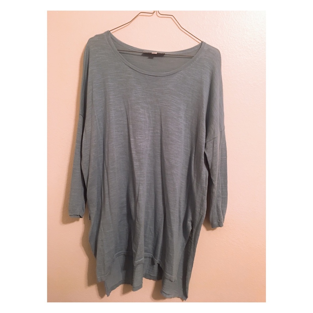 LOFT Teal Tunic Sweater